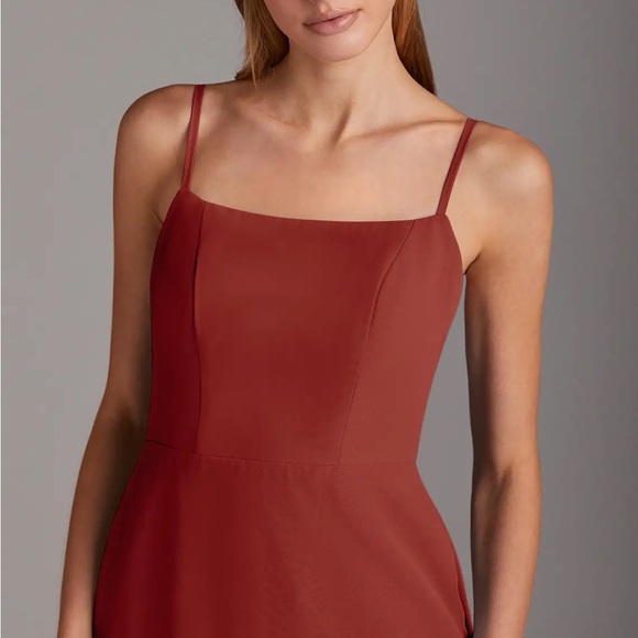 Azazie Dresses & Skirts - AZAZIE Tayla Chiffon Maxi Dress - Terracotta